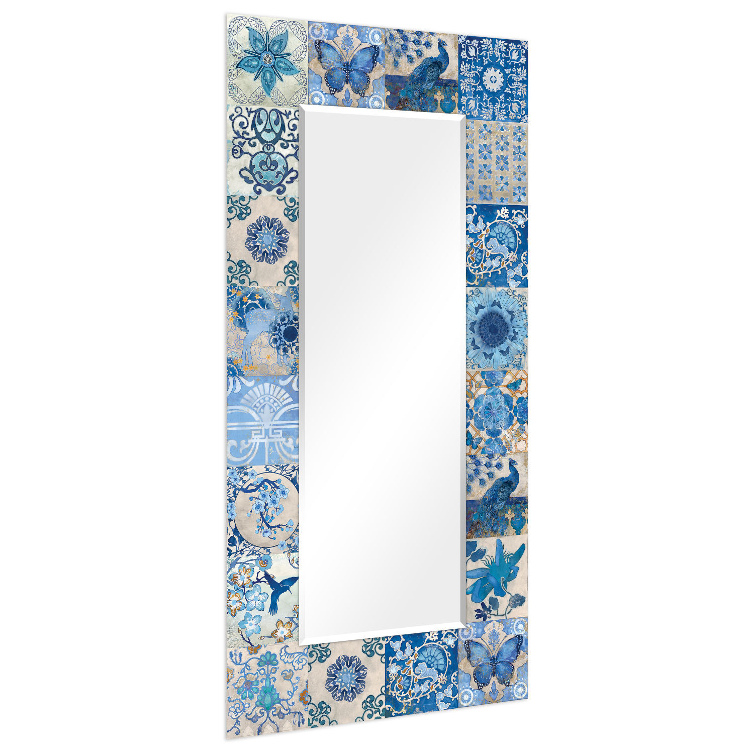Gerimport Standing Mirror White Measures 37 x 4 x 128 cm 