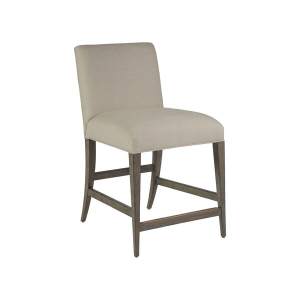 Cohesion Program Brown Madox Upholstered Low Back Counter Stool, image 1