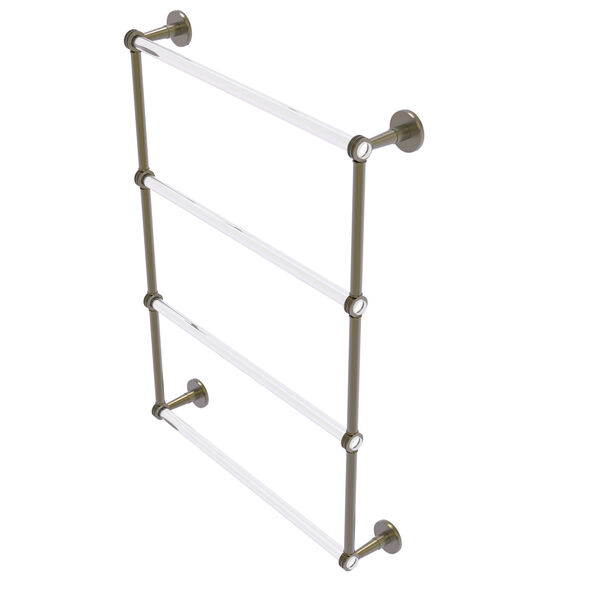 Clearview 4 Tier 24-Inch Ladder Towel Bar with Dotted Accent, image 1