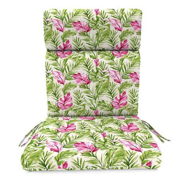 Zealand Island Green 22 x 44 Inches French Edge Chair Cushion, image 3