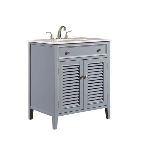 Cape Cod Gray 30-Inch Vanity Sink Set, image 6