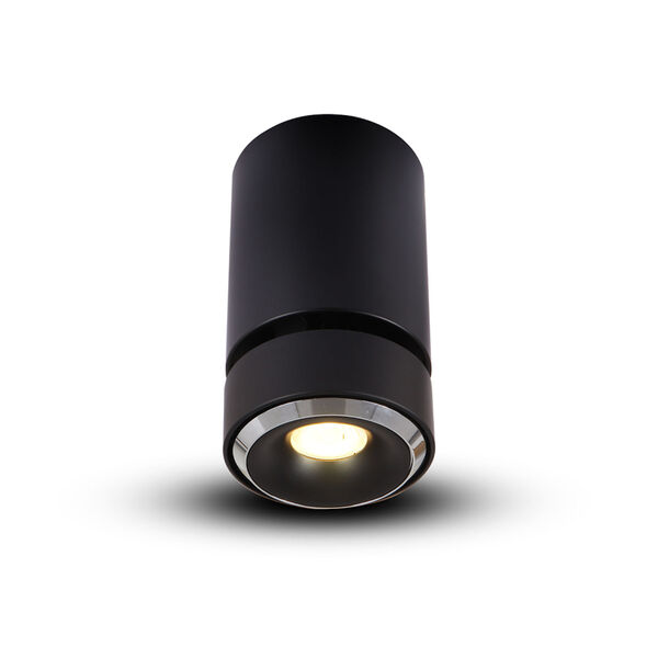 Orbit Black LED Flush Mount, image 5