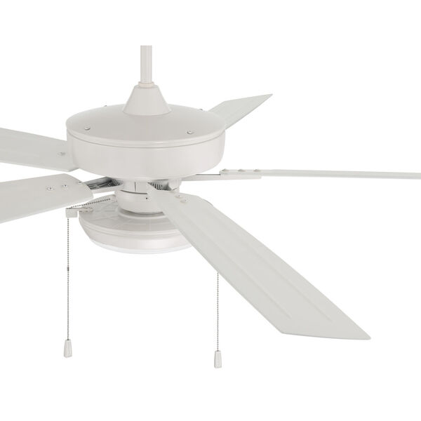 Super Pro White 60-Inch LED Ceiling Fan with Pan Light, image 4