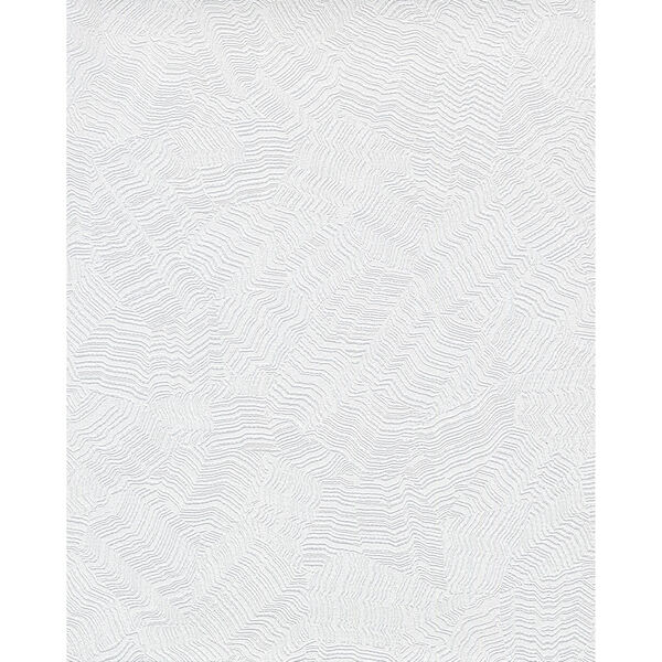 Candice Olson Terrain White and Off White Aura Wallpaper - SAMPLE SWATCH ONLY, image 1