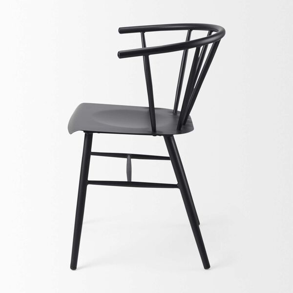 Colin Black Metal Dining Chair, image 3