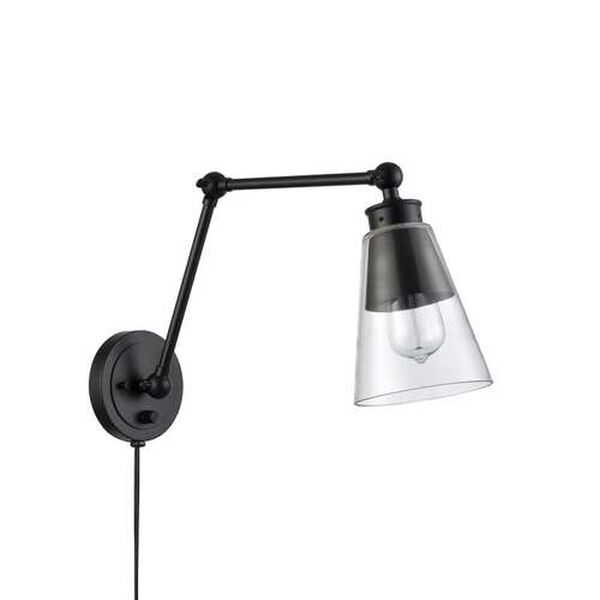 Albany Matte Black 16-Inch One-Light Swing Arm Sconce, image 2