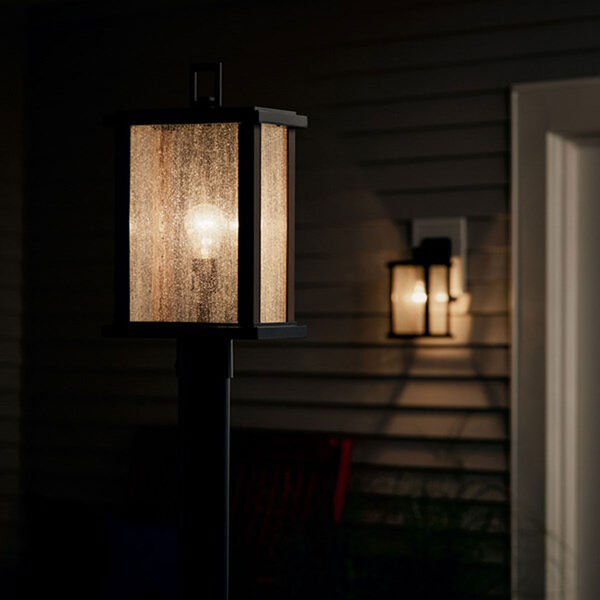 Marimount Black One-Light Outdoor Post Lantern, image 3