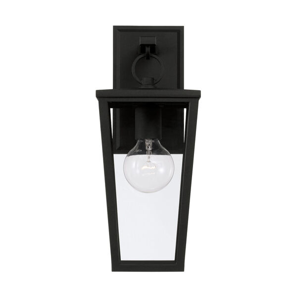 Elliott Black One-Light Outdoor Wall Mounted with Clear Glass, image 4