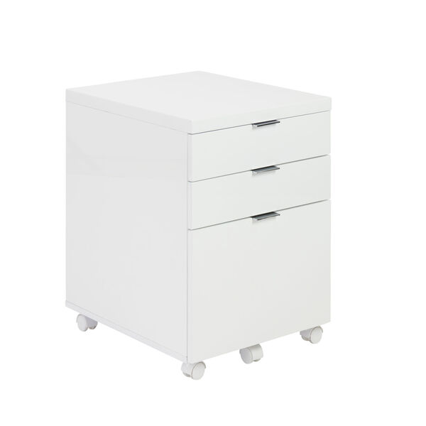 Gilbert White 16-Inch 3 Drawer File Cabinet, image 2