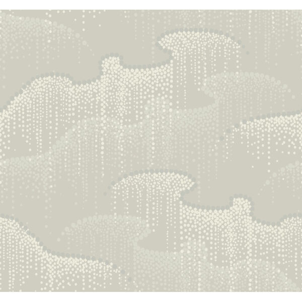 Candice Olson Modern Nature 2nd Edition Light Taupe Moonlight Pearls Wallpaper, image 2