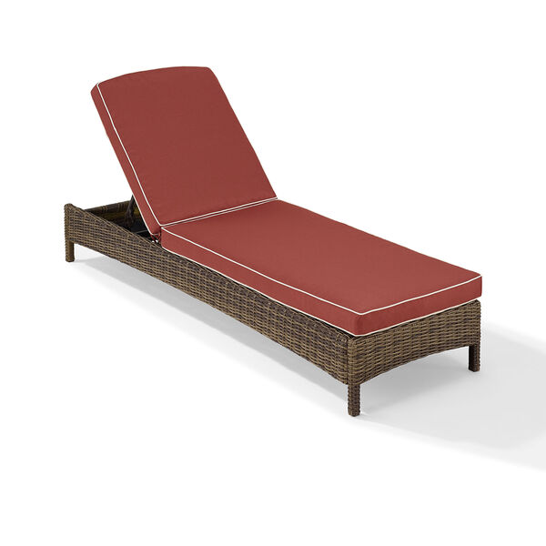 Bradenton Chaise Lounge With Sangria Cushions, image 3