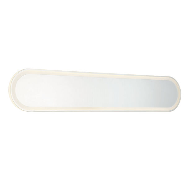 White 36-Inch Wall Mirror with LED Light, image 1