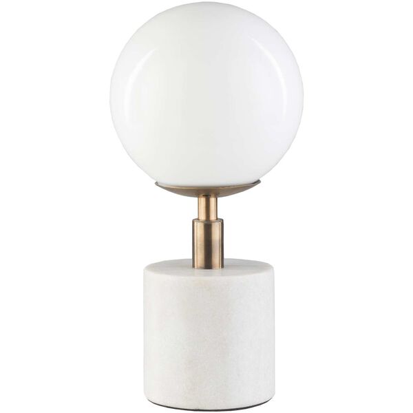 Una Brass One-Light Table Lamp, image 1