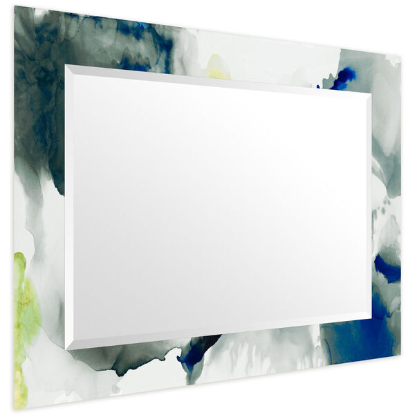 Ephemeral Blue 40 x 30-Inch Rectangular Beveled Wall Mirror, image 4