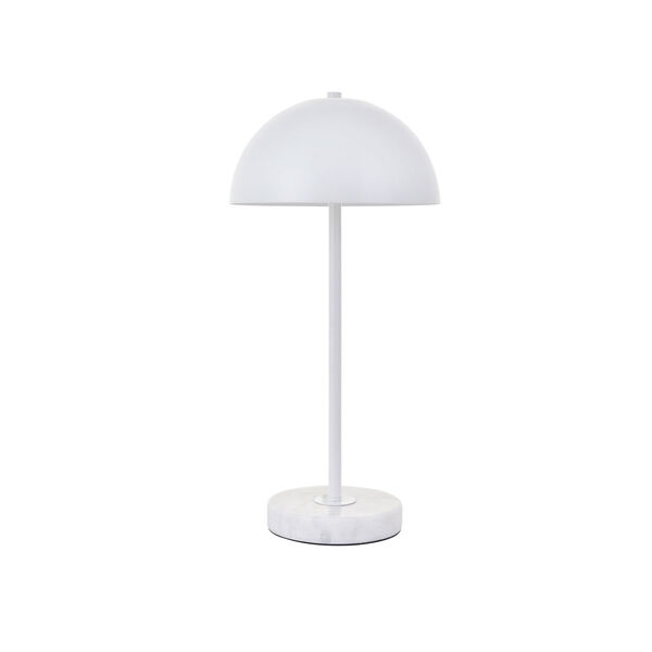 Forte White 10-Inch One-Light Table Lamp, image 3