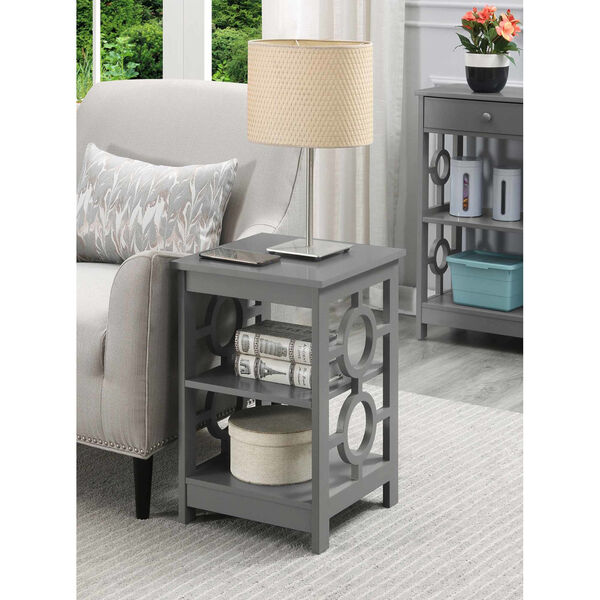 Ring Gray End Table, image 2