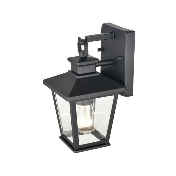 Bellmon Powder Coat Black One-Light Outdoor Wall Sconce, image 6