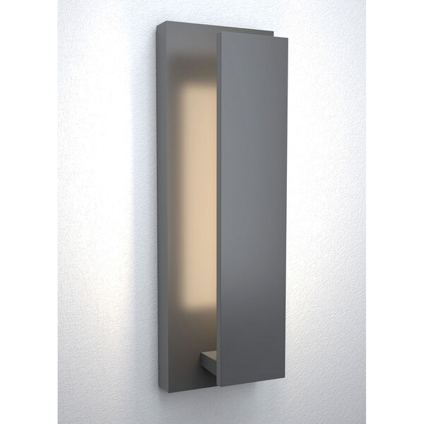 Nate Graphite 5-Inch LED Outdoor Wall Sconce, image 3
