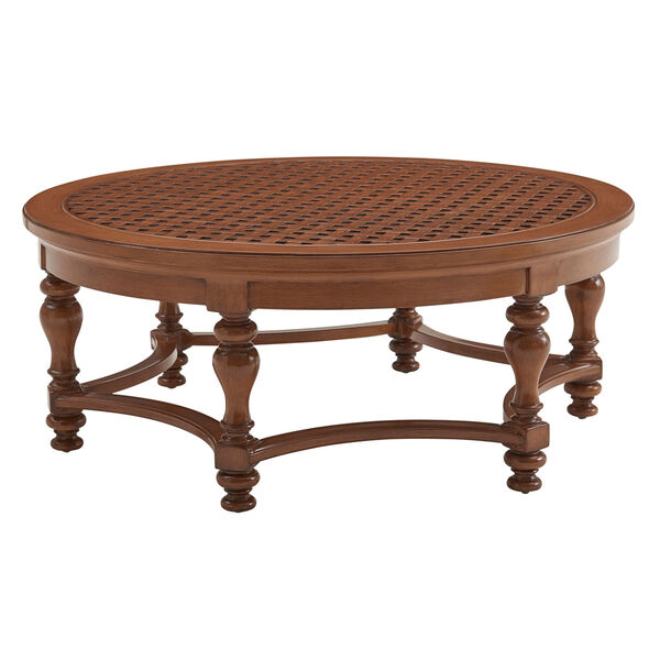 Harbor Isle Brown Round Cocktail Table, image 1