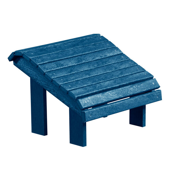 Capterra Casual Pacific Blue Premium Footstool, image 1
