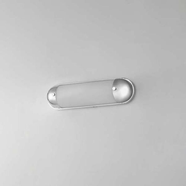 Capsule Polished Chrome 18-Inch One-Light Bath Strip, image 4