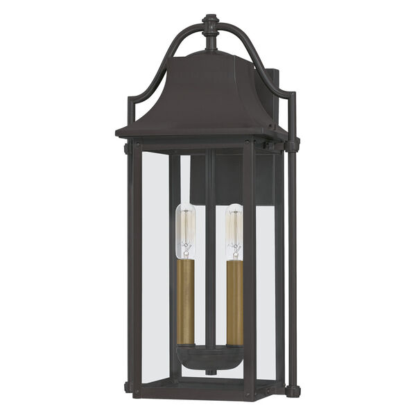 Manning Western Bronze Two-Light Outdoor Wall Mount, image 3