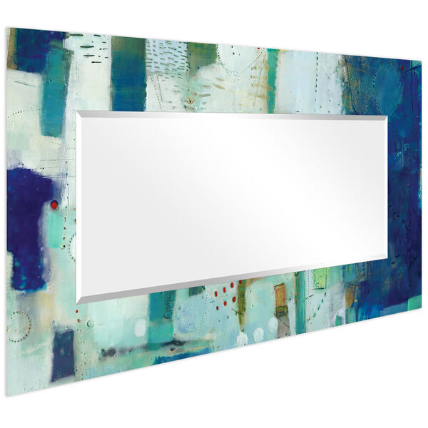 Crore Blue 72 x 36-Inch Rectangular Beveled Floor Mirror, image 4