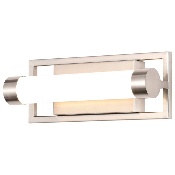 Canal Brushed Nickel 12-Inch Integrated LED Bath Strip, image 2