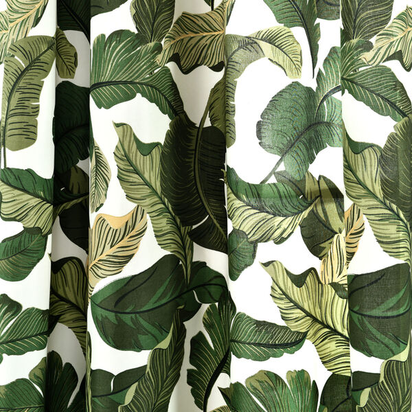 Lush Decor Tropical Paradise Green 52 x 84 In. Window Curtain Panel ...