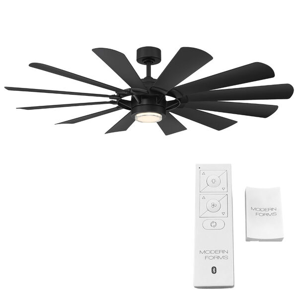 Wyndmill Matte Black 65-Inch 2700K Indoor Outdoor Smart LED Ceiling Fan, image 5