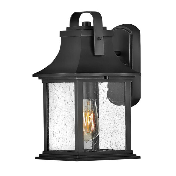 Grant Textured Black Seven-Inch One-Light Outdoor Wall Mount, image 2