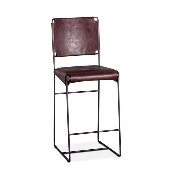 Melbourne Dark Brown and Black Counter Chair, image 2