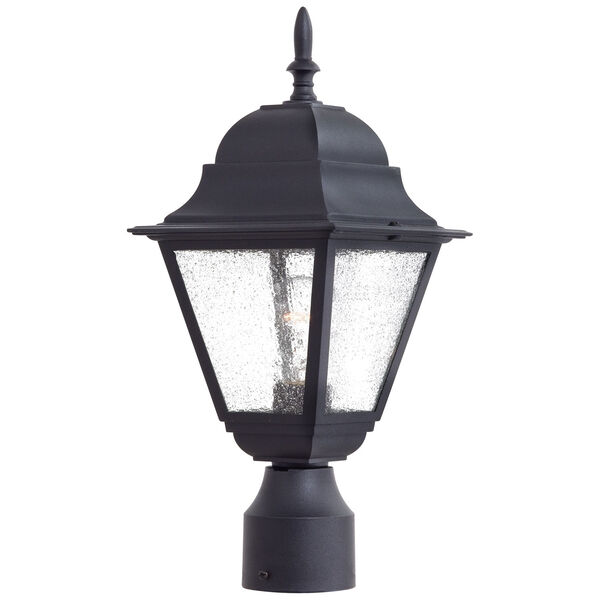 Bay Hill Black One-Light Outdoor Post Mount, image 1