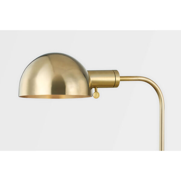 Devon Aged Brass One-Light Table Lamp, image 4