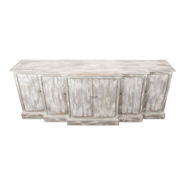 Gray Waterfall Front Credenza, image 5