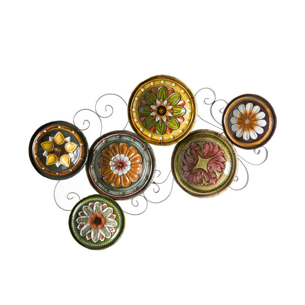 Multicolor Scattered Italian Plates Wall Art, image 4
