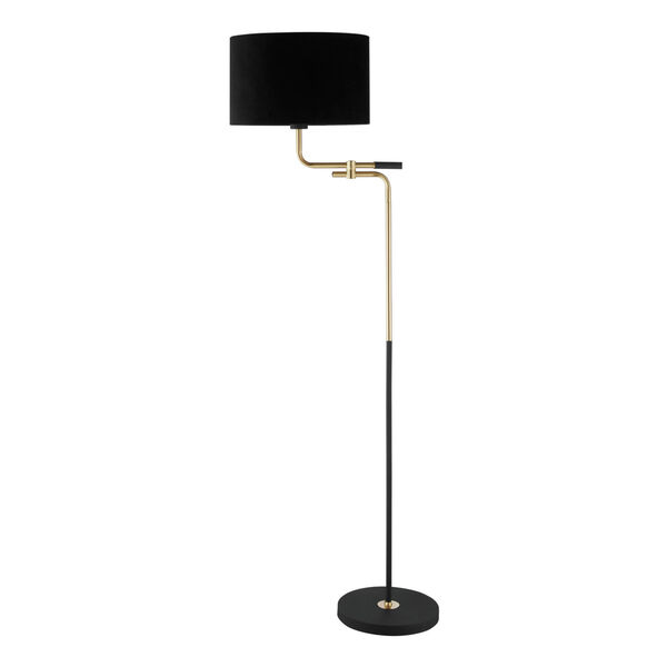 Crisanta Gold One-Light Floor Lamp, image 1