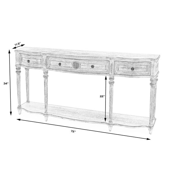 Peyton Cherry Console Table, image 2