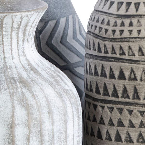 Natchez Natural Beige Vases, Set of 3, image 2