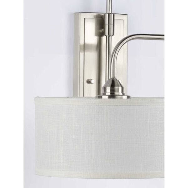 Anna Brushed Nickel One-Light Wall Sconce, image 2