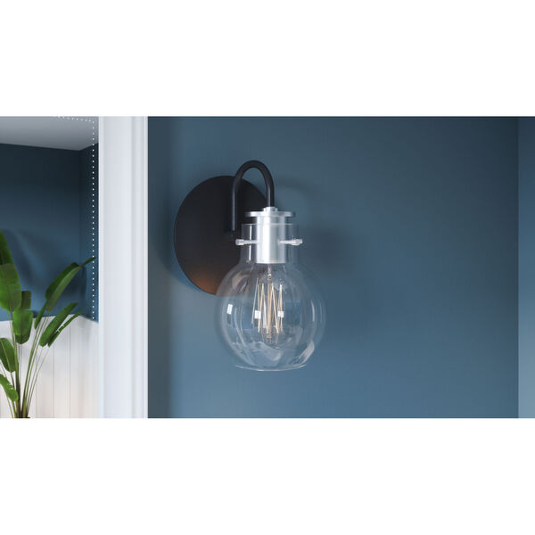 Andrews Earth Black One-Light Wall Sconce, image 2