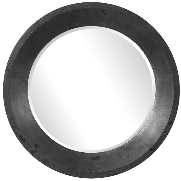 Frazier Gray Round Mirror, image 2