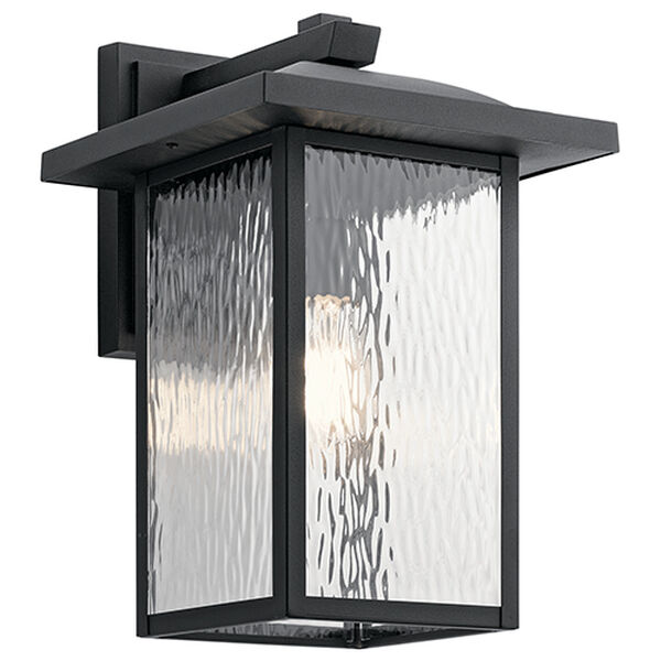 Nicholson Textured Black 11-Inch One-Light Outdoor Wall Sconce, image 1