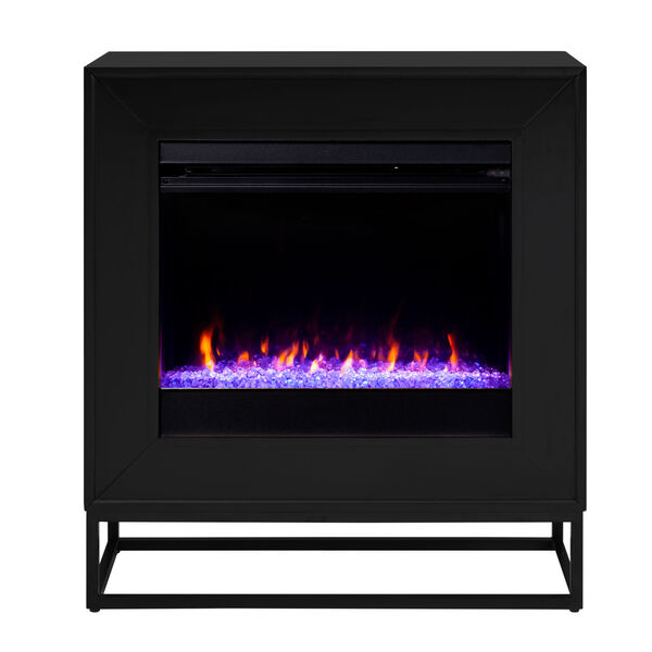 Frescan Black Color Changing Electric Fireplace, image 2