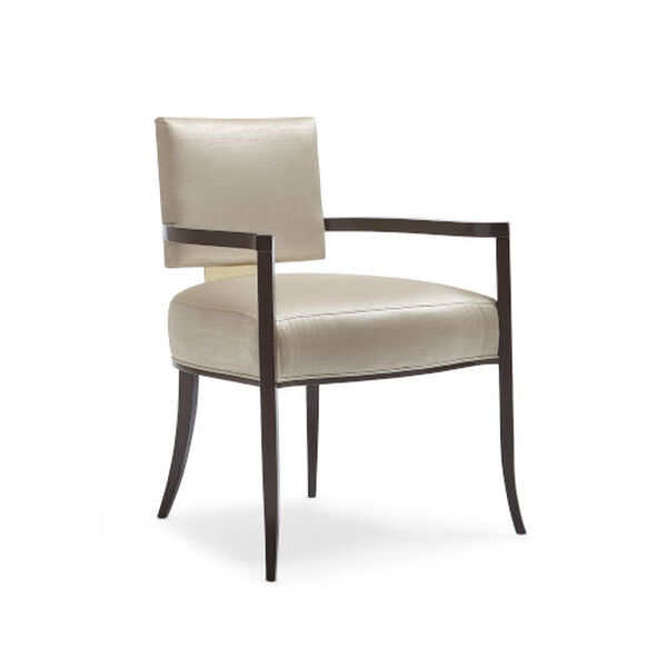 Classic Beige Reserved Seating Arm Chair, image 1