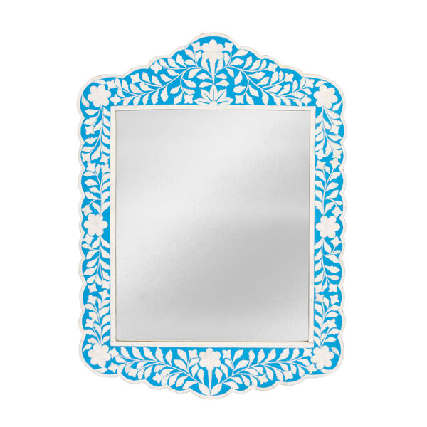 Blue Bone Inlay Wall Mirror, image 2