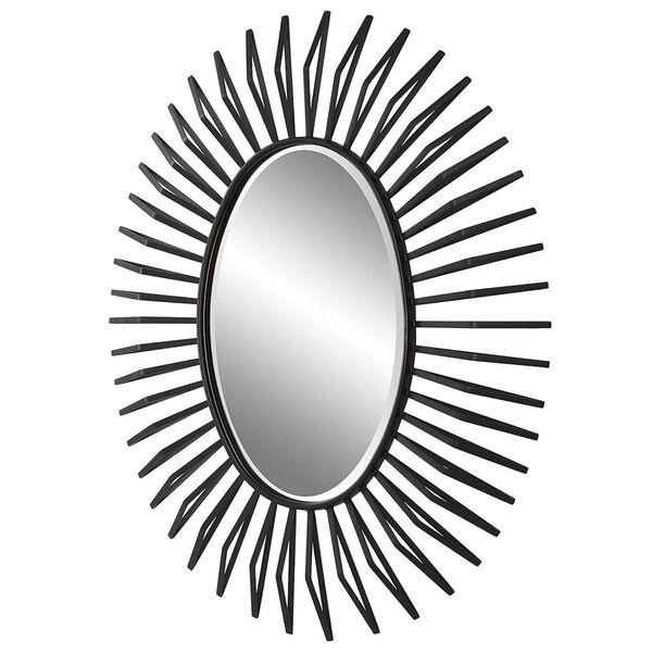 Starstruck Black Oval Wall Mirror, image 3