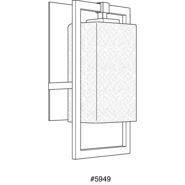 P5949-31: Jack Black One-Light Outdoor Wall Mount, image 2