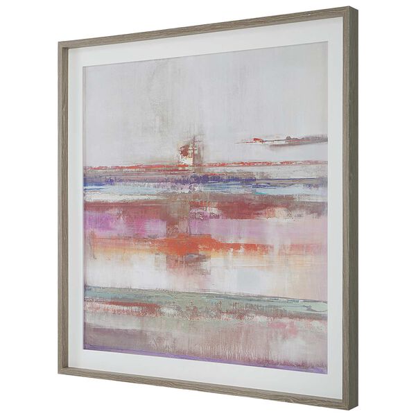 Torrent Multicolor 56 x 56-Inch Abstract Art Framed Print, image 4