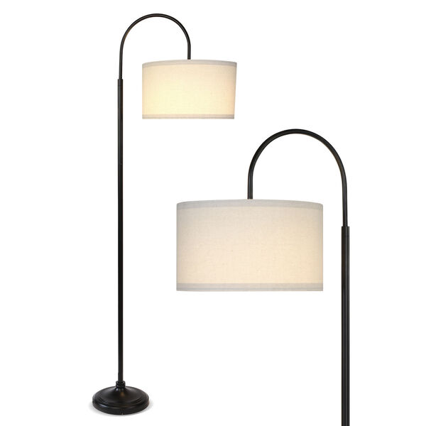Nora Black LED Floor Lamp, image 1